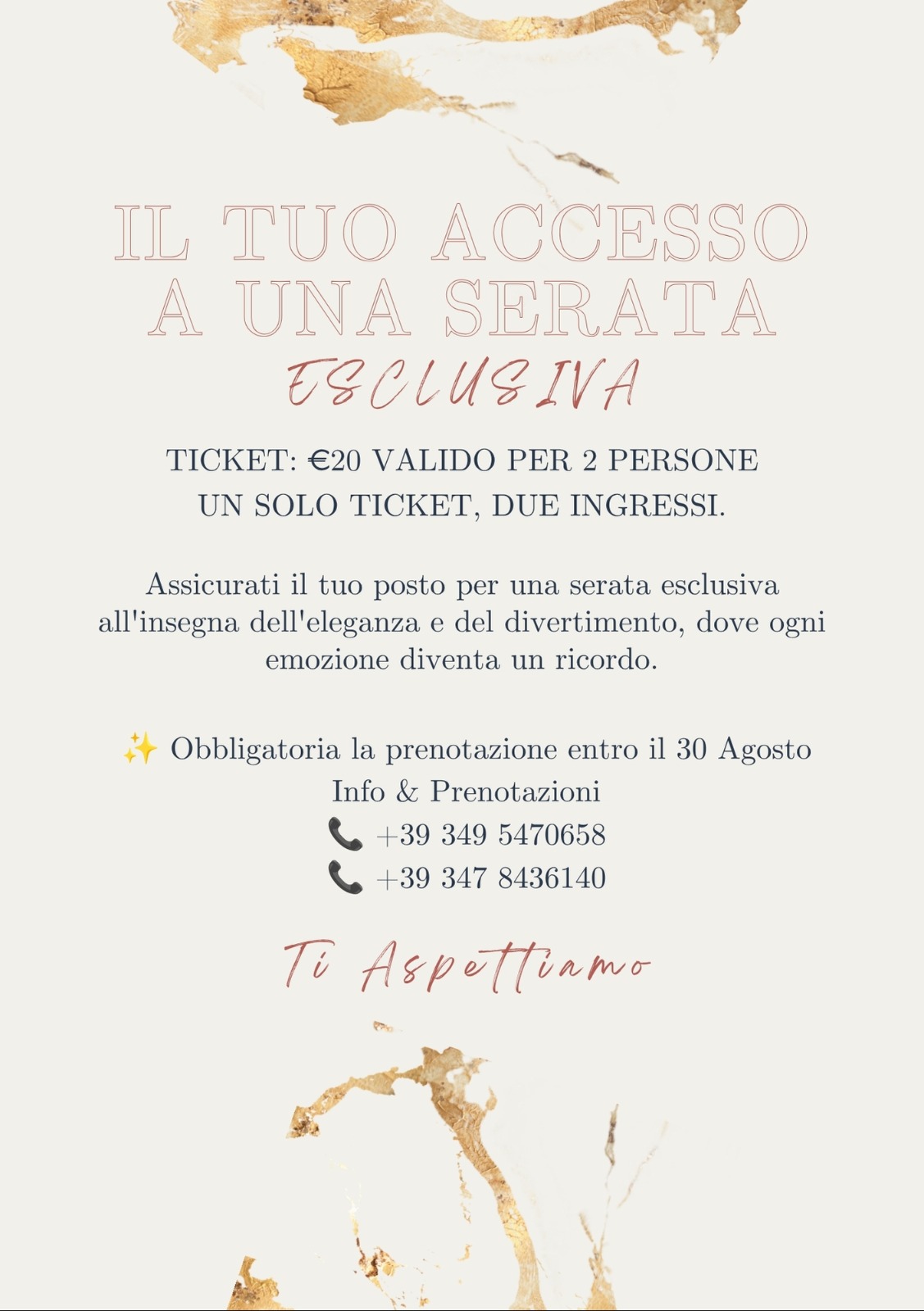 Ricordi sotto le Stelle — grafica evento